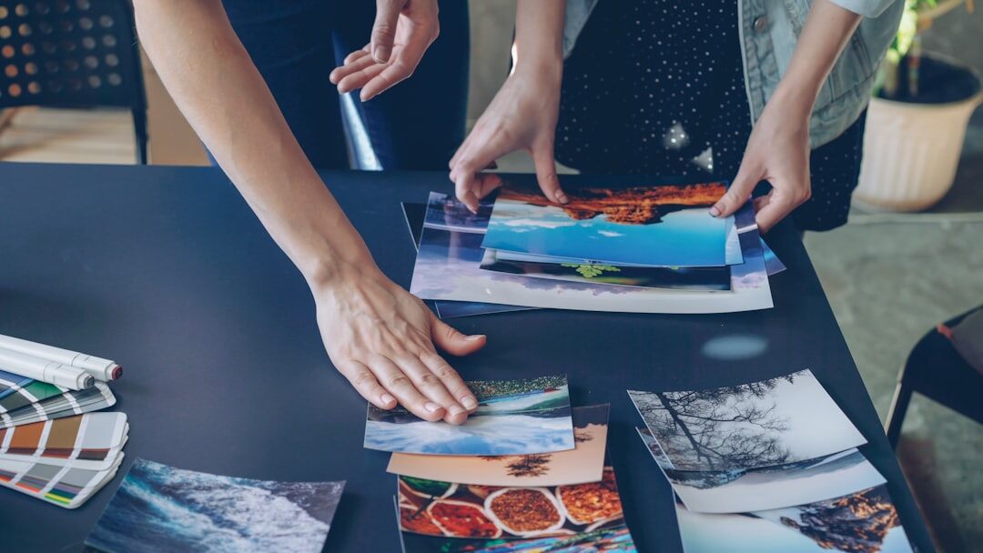 Diverse office team discussing plans around a bright office table