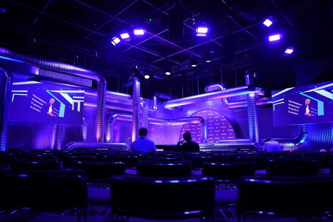 corporate conference stage