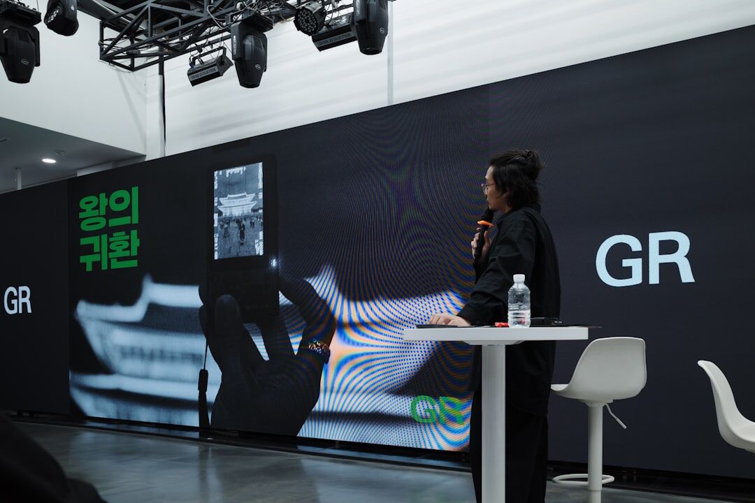 corporate conference stage