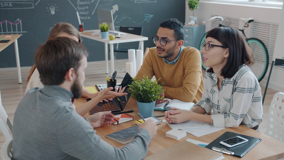 business team discussion